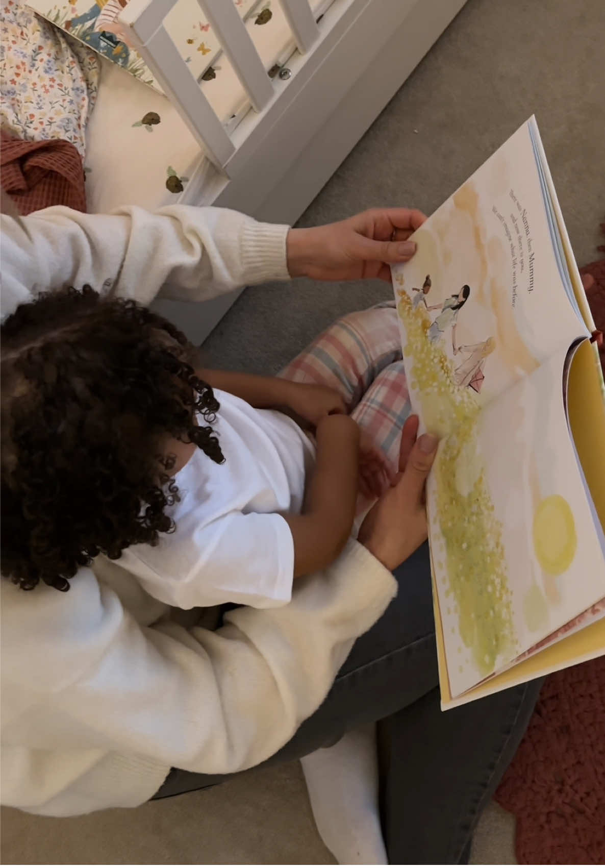 TikTok post by @harleighfairgriev for Wonderbly. Caption reads: ad Surprising Rara’s Nanna with an early Mother’s....