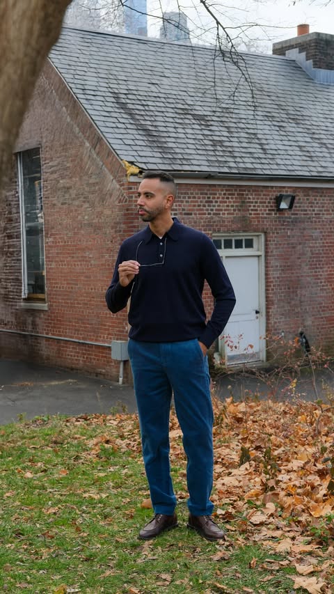 Instagram post by @hisootd for Brooks Brothers. Caption reads: [...] I’m dressing for the holidays in....