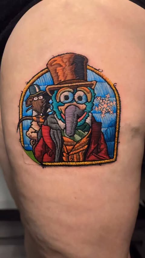 Instagram post by @dudalozanotattoo for Fkirons. Caption reads: [...] neurons you’ve got left.
 
 sponsors:....