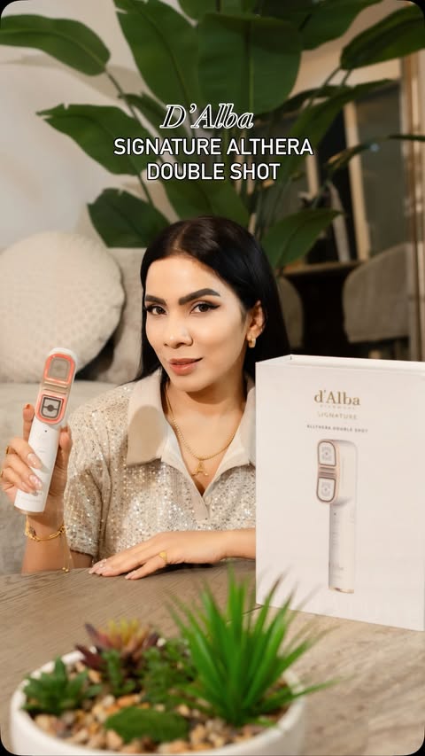 Instagram post by @aniqasardar for K-Secret. Caption reads: [...] & de-puffed skin✨ @dalbamiddleeast....
