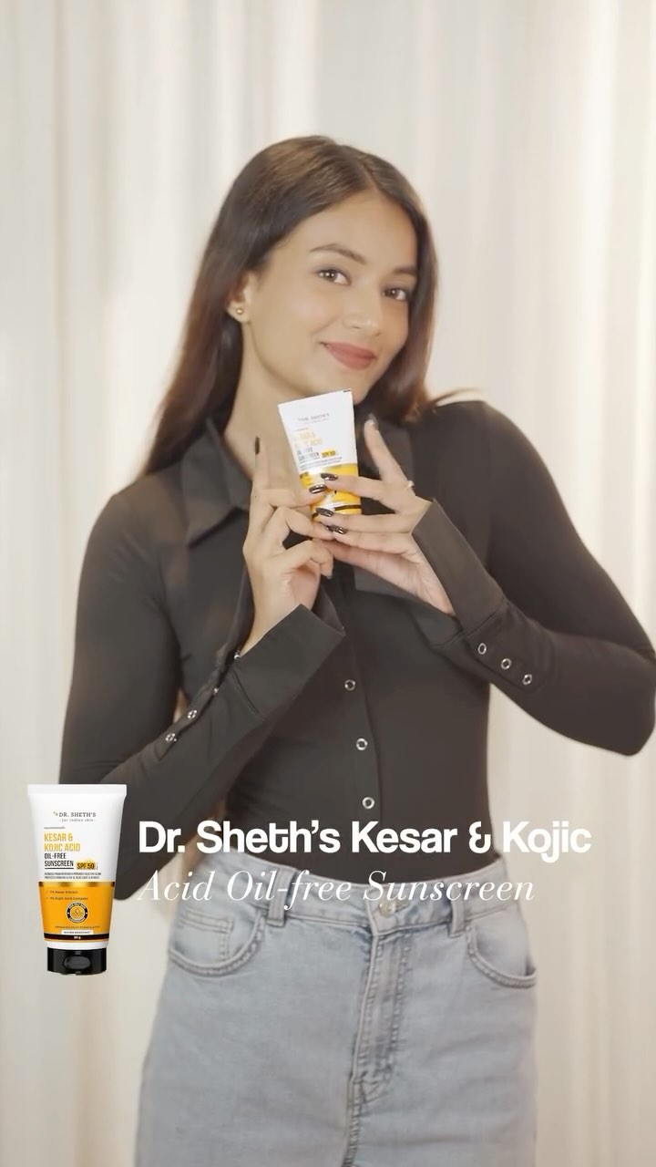 Instagram post by @ikavvyaa for Dr Sheths. Caption reads: Out of all, @thedermacoindia and @drsheths has to....