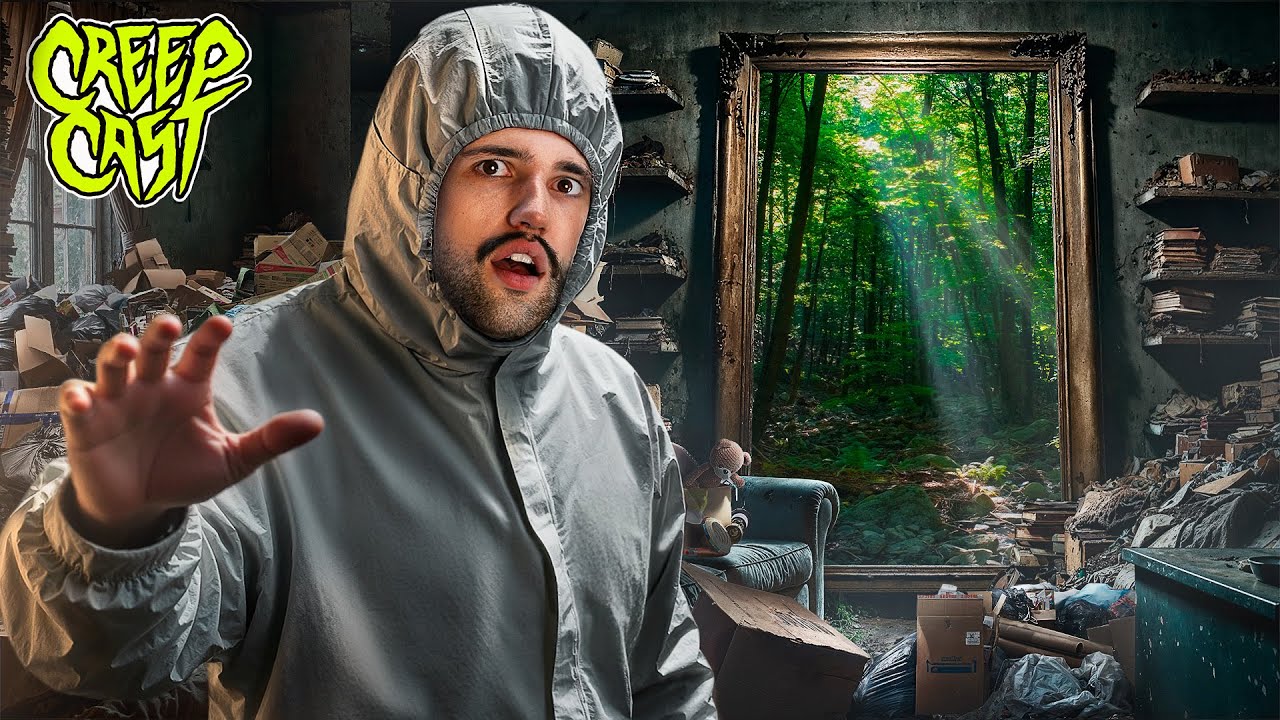 YouTube post by @CreepPodcast for Ridge. Caption reads: I Clean Hoarder Houses For A Living | Creep Cast.