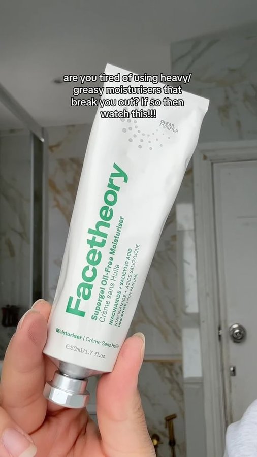 Instagram post by @frishtag_ for Facetheory. Caption reads: I’m absolutely loving this Facetheory rebrand! 😍....