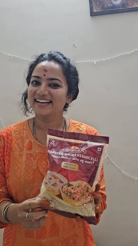 Instagram post by @_besties_foreverz_ for Aashirvaad. Caption reads: Not just for festivals—Ashirvaad Vermicelli....