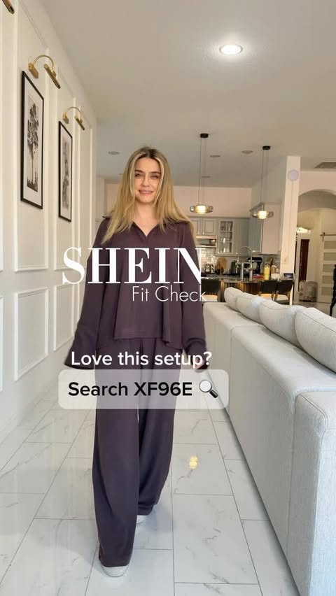 Instagram post by an influencer for SHEIN. Caption reads: SHEIN Fit Check Challenge ✨ Obsessed [...].