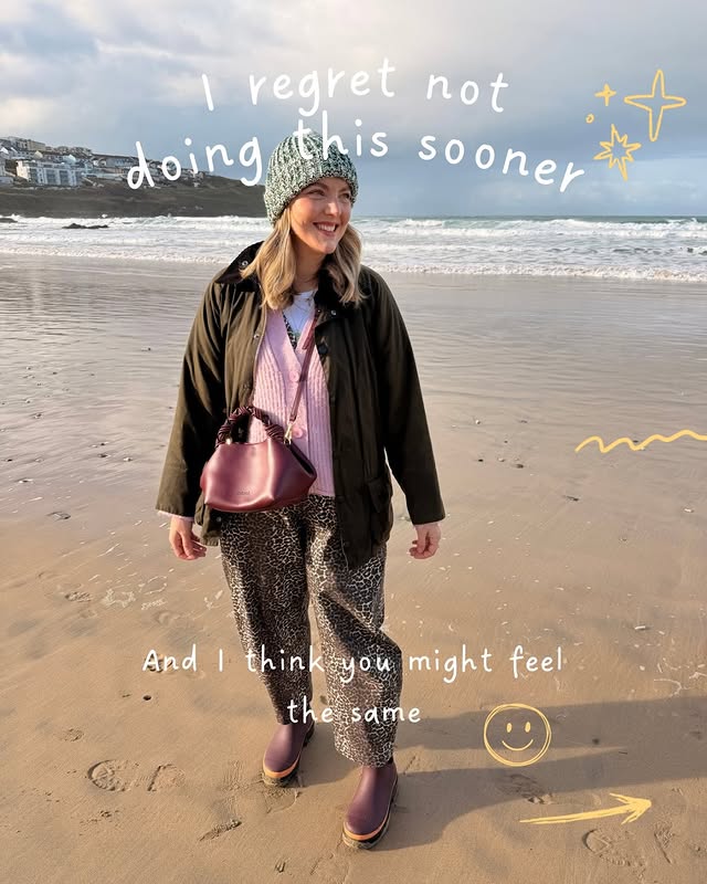 Instagram post by @leannedopaminedressing for Merry People. Caption reads: Weekend Roundup.  Beach in winter?  10/10 would....