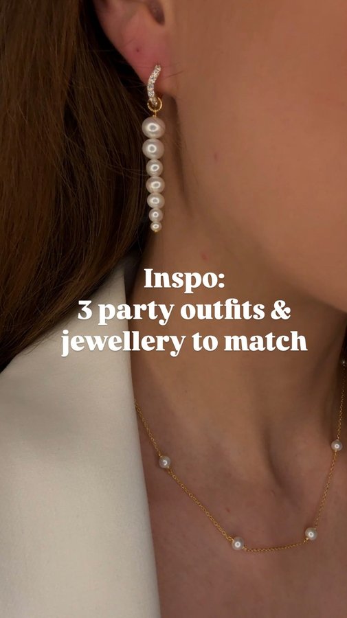 Instagram post by @ceciliefeline for SIF JAKOBS JEWELLERY. Caption reads: Annonce // 3 classy outfit ideas + jewelry to....