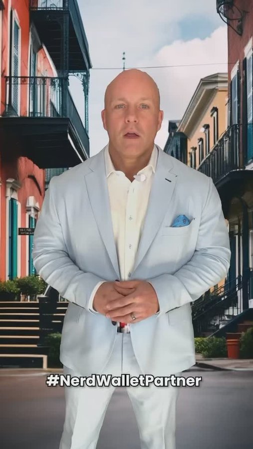 Instagram post by @tank.sinatra for NerdWallet. Caption reads: [...] find my long lost cousin. Seriously,....