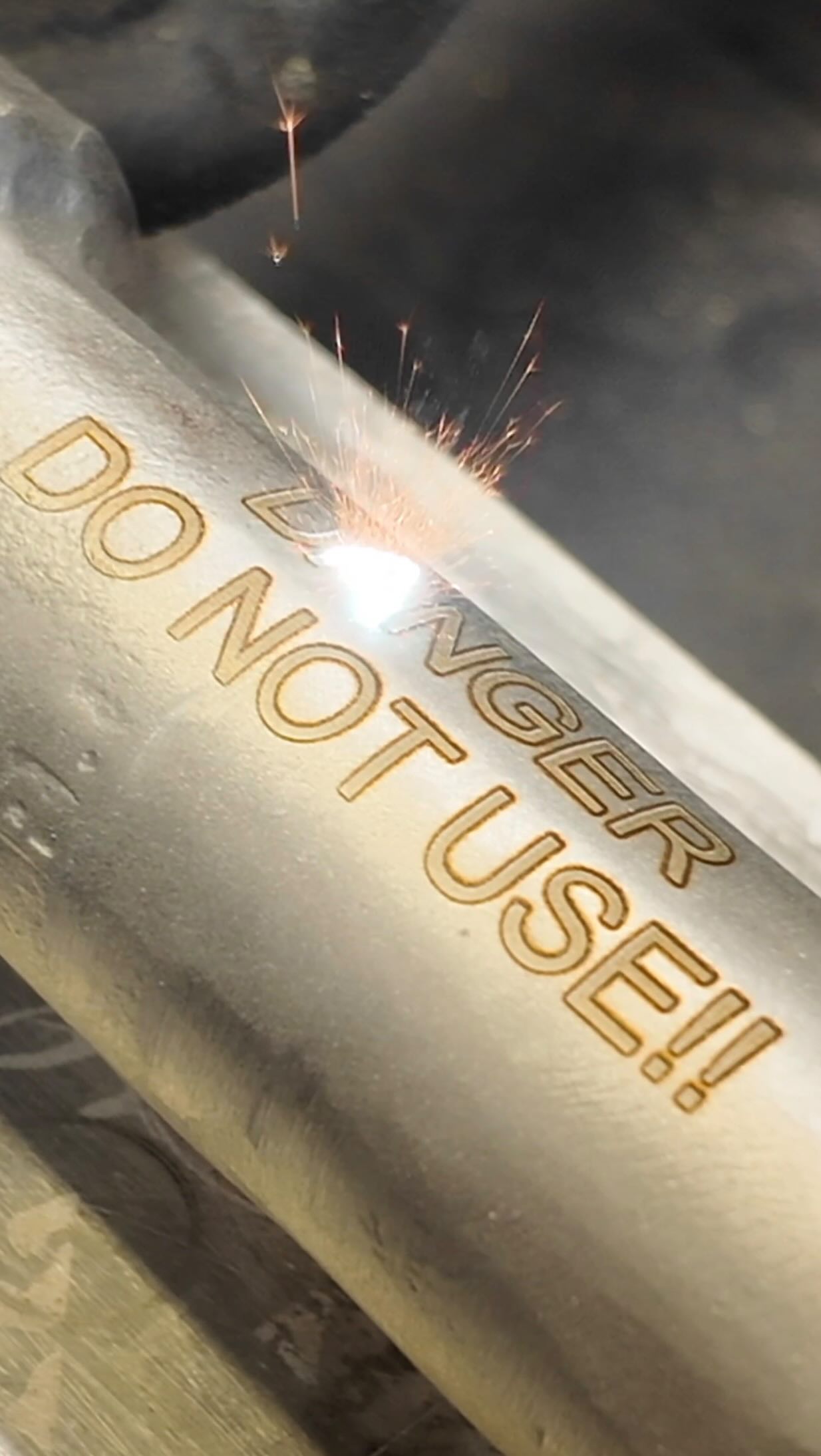 Instagram post by @derekfrommalden for Lincoln Electric. Caption reads: I found this broken paddle bit and wanted to....