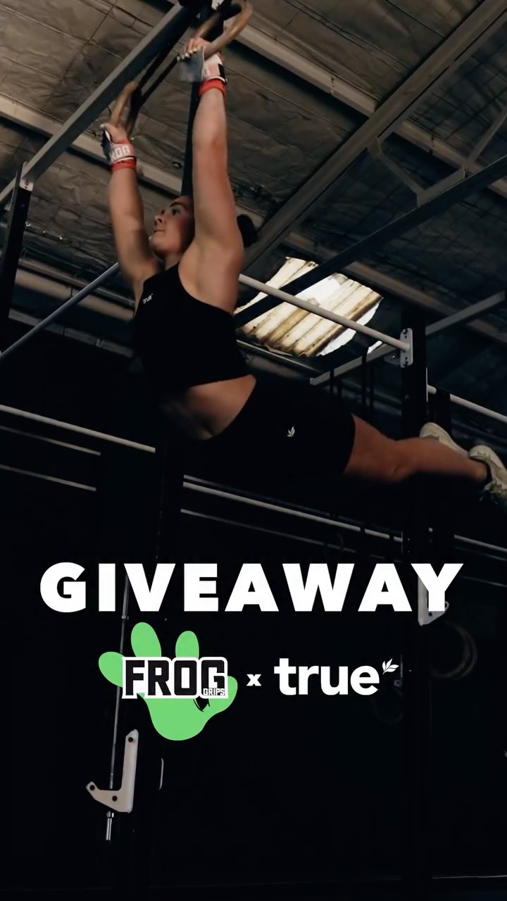 Instagram post by @frog_grips for True Protein. Caption reads: The CrossFit Games are kicking off in just over a....