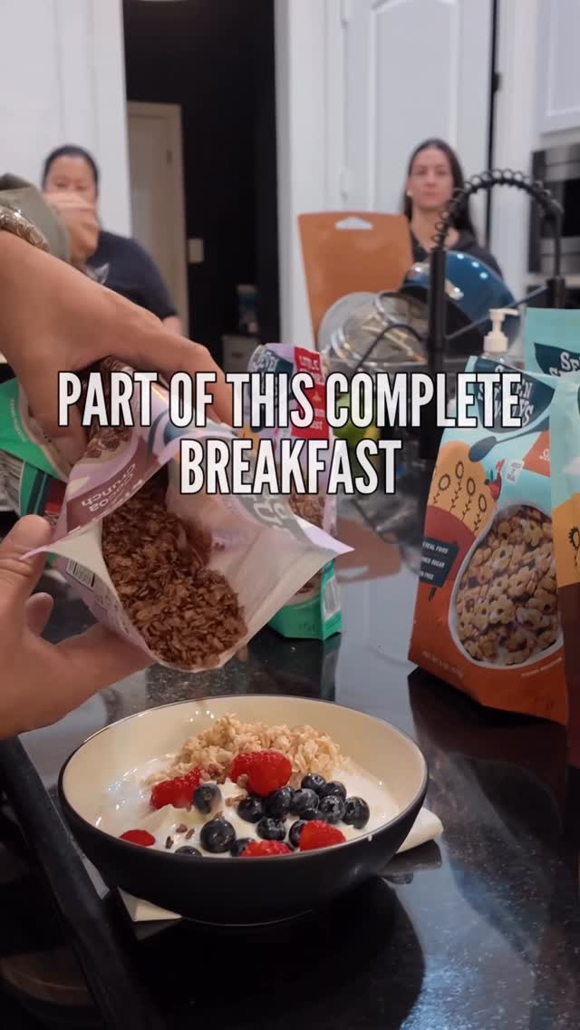 Instagram post by @rebecca.rouse for Seven Sundays. Caption reads: Huge thank you to @sevensundayscereal for....