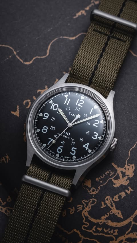 Instagram post by @averagewatches for Timex. Caption reads: [...] enough to throw away after a mission. Timex....