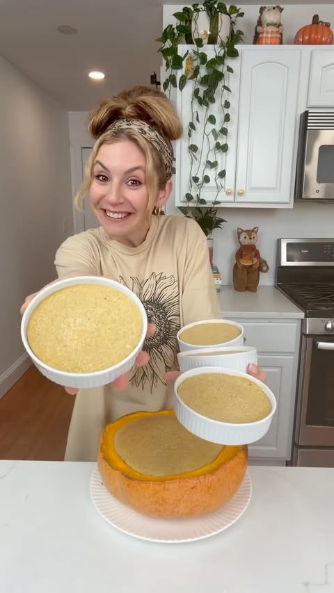 Instagram post by @heybrooklynb for Lifeway Foods. Caption reads: You need to try this pumpkin cheesecake! 😍🎃....