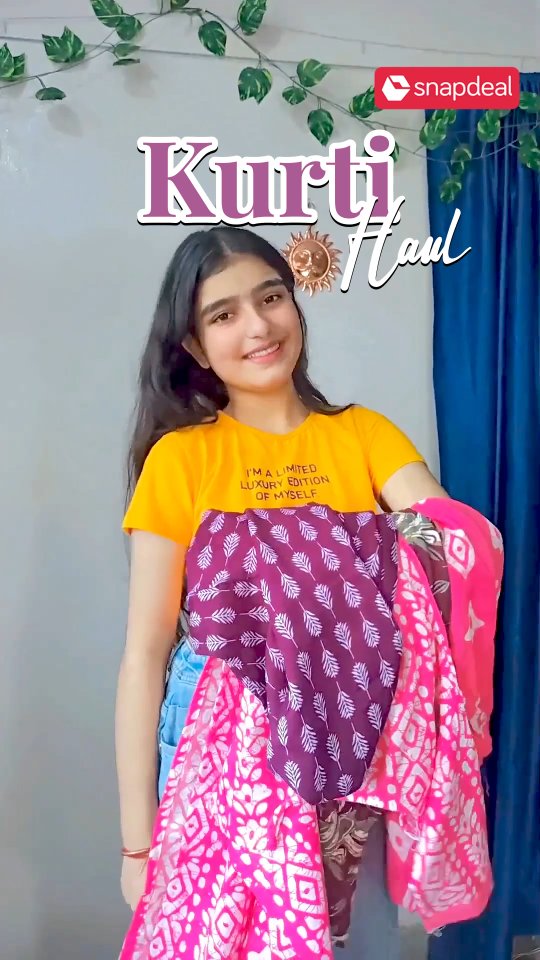 Instagram post by @lucky_thedancingdiva for Snapdeal. Caption reads: Adding some Desi charm to wardrobe....