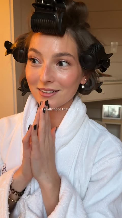 Instagram post by @the.dailyrule for Oribe. Caption reads: Alright ladies we are trying hot rollers....