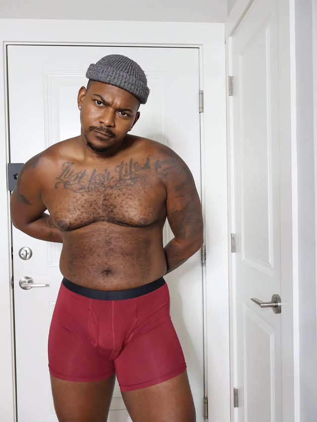 Instagram post by @powetheory for MeUndies. Caption reads: [...] short for uncomfortable underwear. 😂....