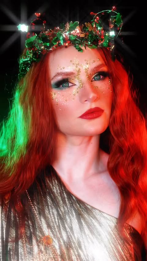 Instagram post by @svalabjarna for PinkyParadise. Caption reads: Ghost of Christmas Present 🎄

Come in! and know....