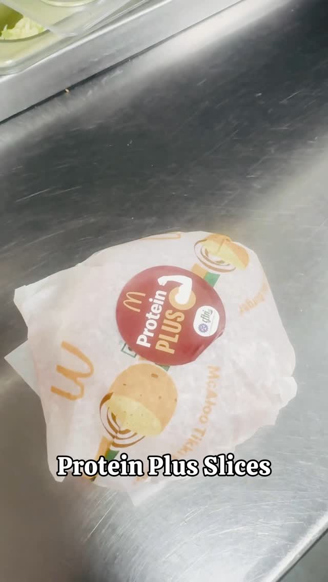 Instagram post by @rimjhimc._ for McDonald's India. Caption reads: Take your burger to the next level with McDonald’s....