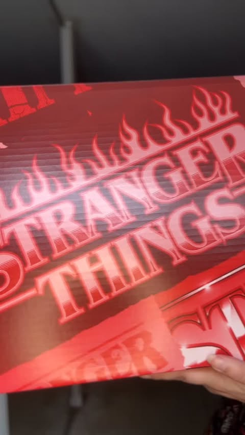 Instagram post by @deadly_777 for Basic Fun!. Caption reads: [...] chapter to end? @strangerthings.things....