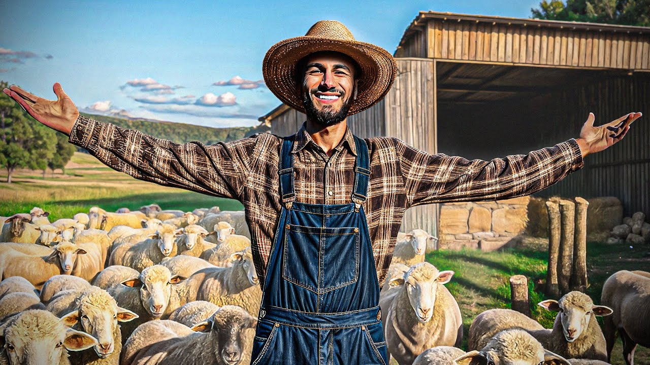 YouTube post by @SuperConeri for Emma. Caption reads: I bought sheep for this project.