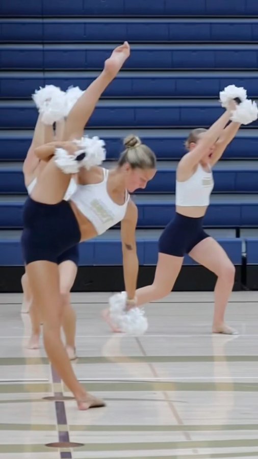 Instagram post by @ej.brown14 for Varsity Spirit. Caption reads: [...] dancer or cheerleader!! Thank you....