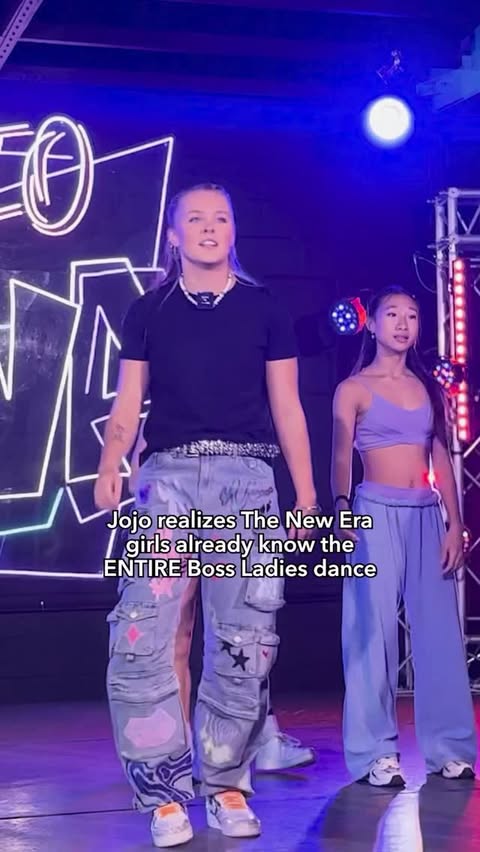 Instagram post by @itsjojosiwa for Lifetime. Caption reads: A dance so iconic, the new era dancers already....