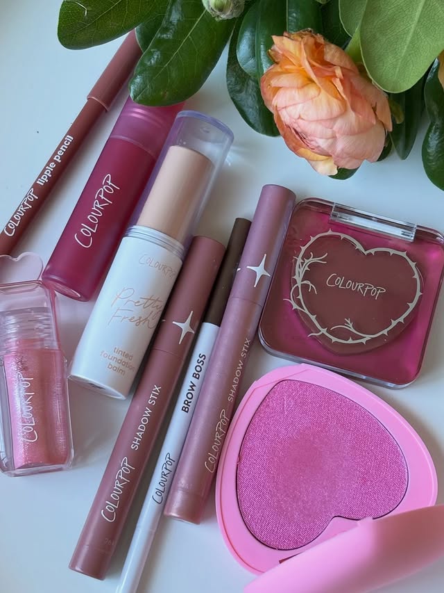 Instagram post by @ohmymichie for ColourPop Cosmetics. Caption reads: [...] February and March favorites from....