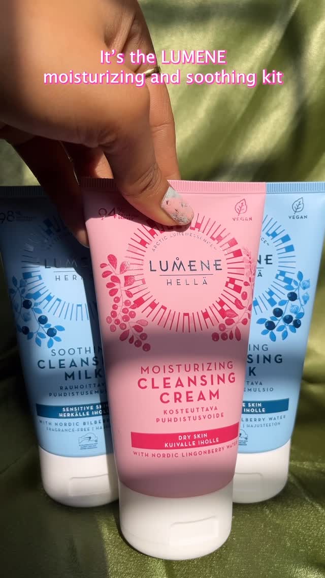 Instagram post by @its_ananya1204 for Lumene. Caption reads: Less is more — especially in skincare.
Meet your....