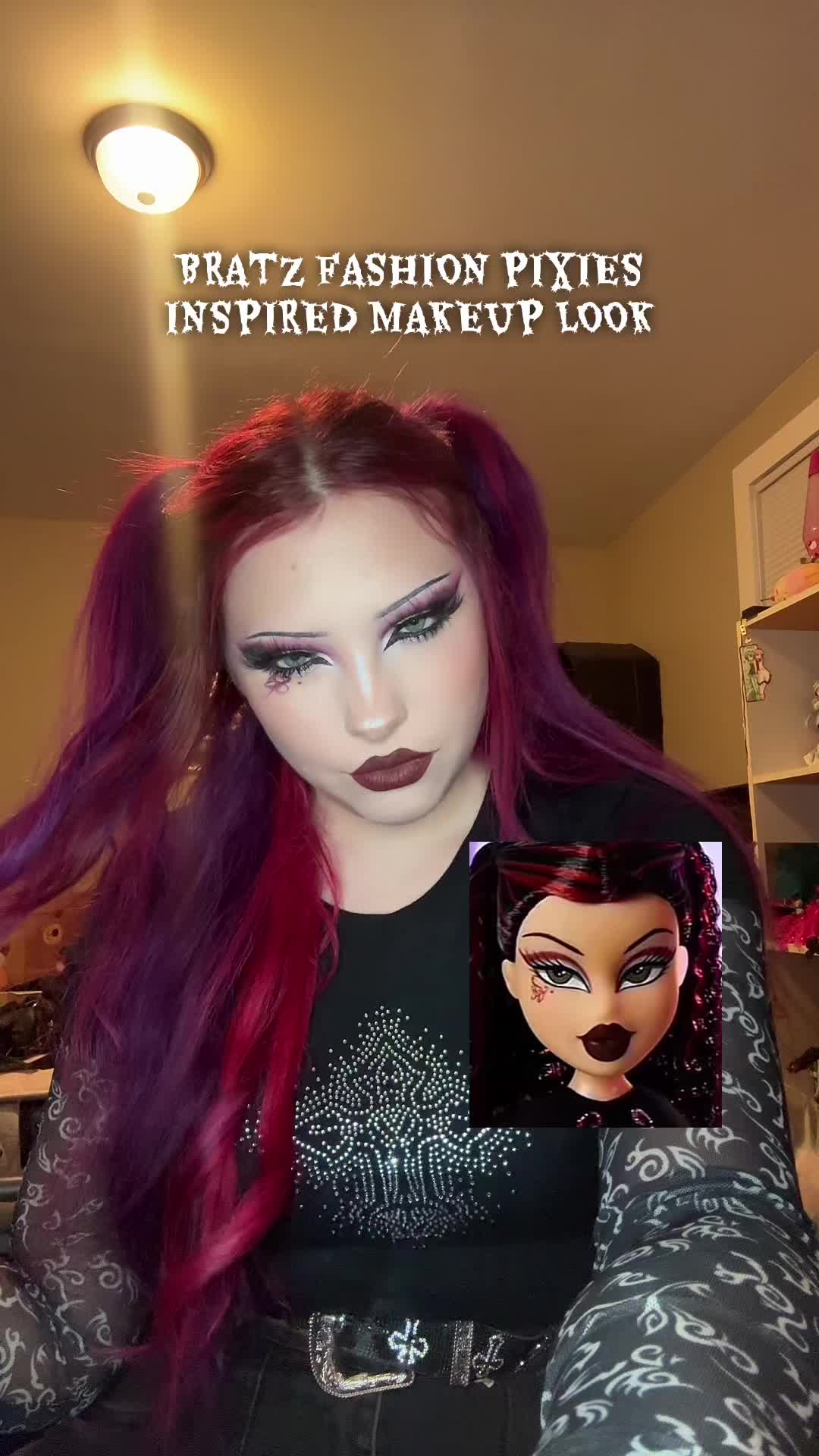 TikTok post by @autumnmarys for KimChi Chic Beauty. Caption reads: ugh obsessed with this!!!!! products-  @Flower....