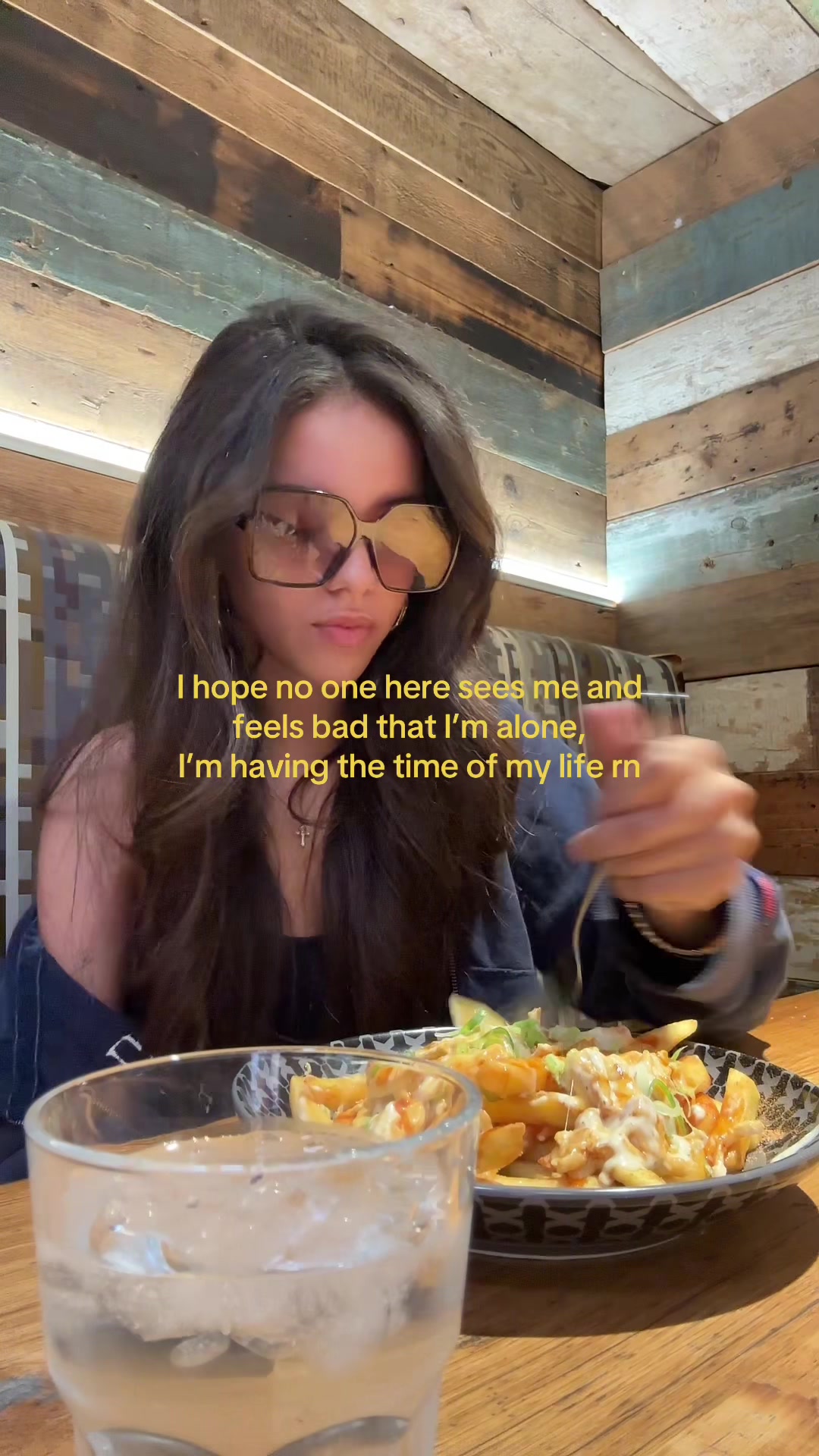 TikTok post by @grottygrace for Superdry. Caption reads: Hyper independent girls rise up 🤞 hoodie - @CULT....