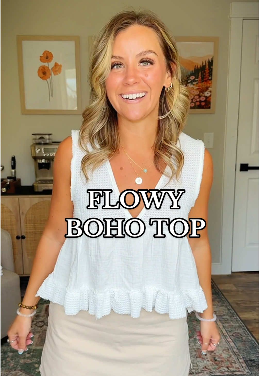 TikTok post by @lifesrad for Madison and Mallory. Caption reads: Breezy Top from @Madison and Mallory + @CAKES Body....