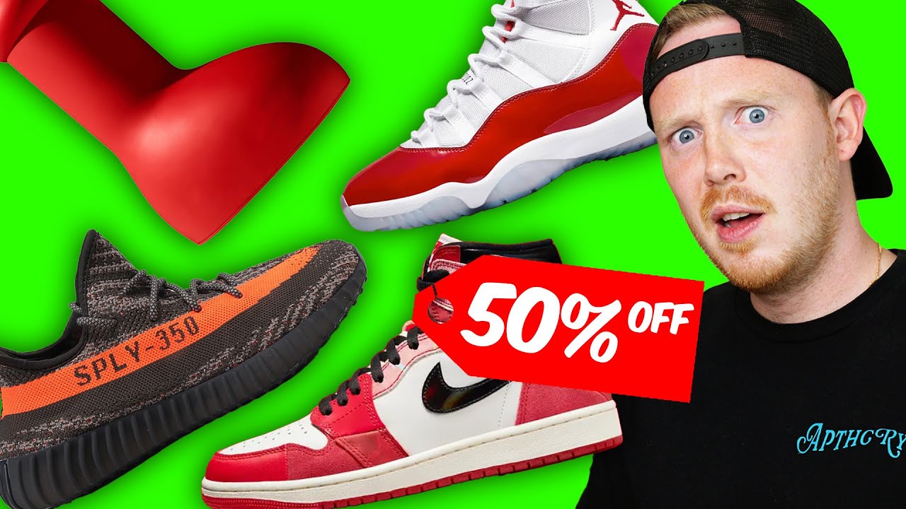 YouTube post by @SethFowler for Sole Premise. Caption reads: You Can BUY These FIRE Sneakers For UNDER RETAIL!.