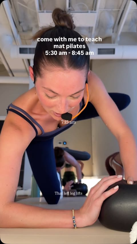 Instagram post by @the.dailyrule for Tatcha. Caption reads: [...] but let’s go teach pilates 🤍

Skincare &....