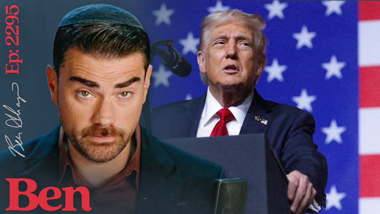 YouTube post by @BenShapiro for Equip Foods. Caption reads: THE TRUMP EFFECT: How To Win A War.