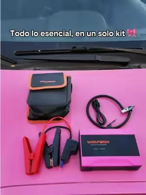 TikTok post by @sti_pao for WolfBox. Caption reads: [...] alguien venga a salvarme. ¡Guardo mi WOLFBOX....