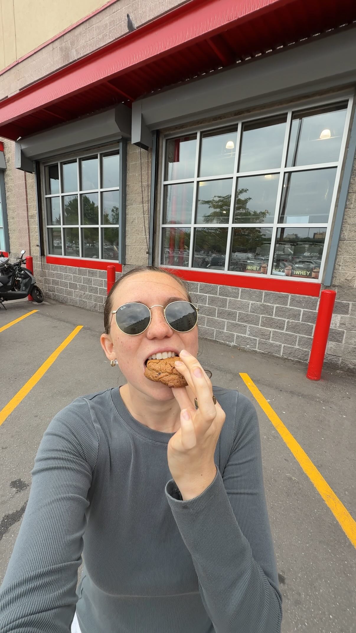 Instagram post by @kaitlynlavery for Cora. Caption reads: [...] thing from @costco and left with 75....