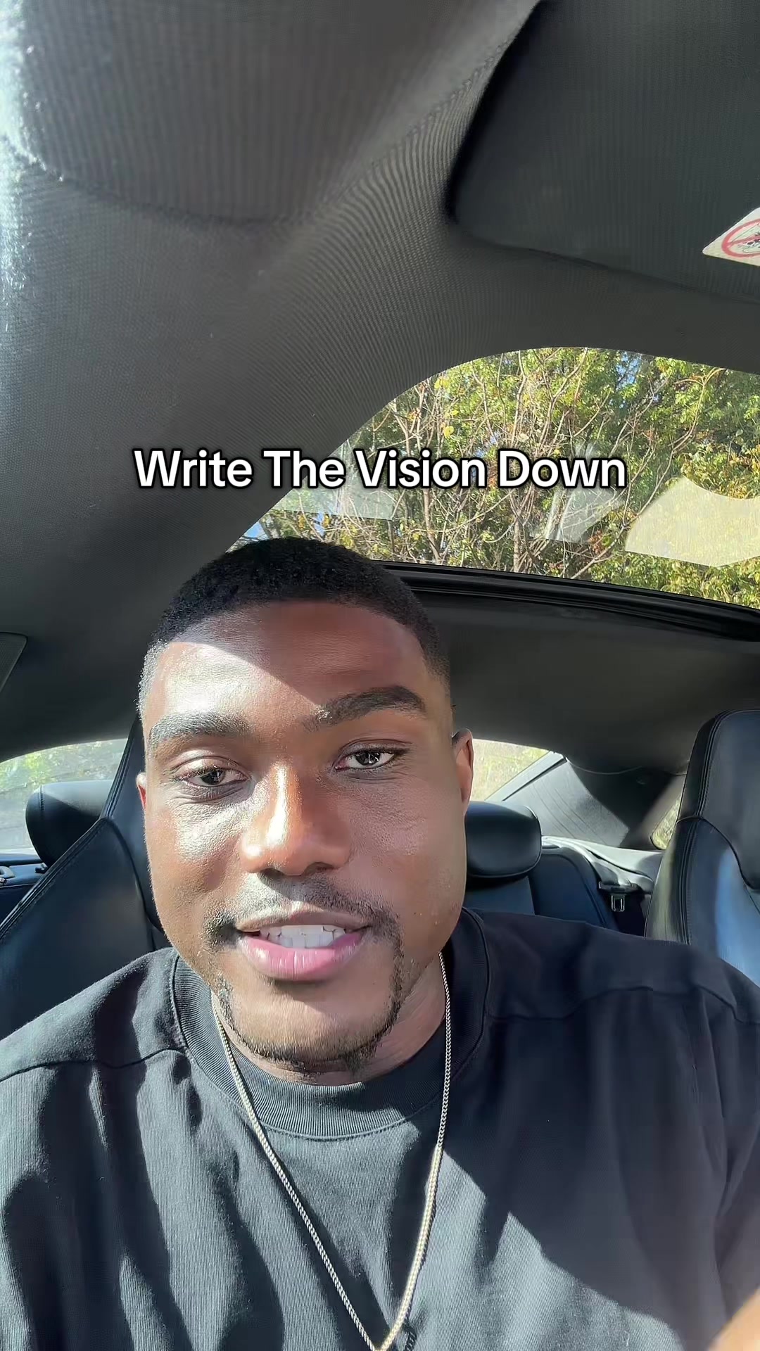 TikTok post by @donavyn for Steadfast and Sustained. Caption reads: [...] the vision down. Habakkuk 2:1-3 @Steadfast....
