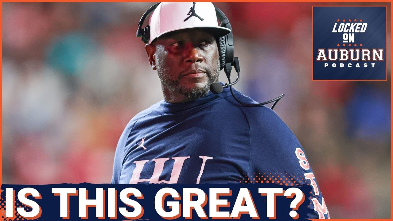 YouTube post by @LockedOnAuburn for Omaha Steaks. Caption reads: GOOD: Florida Expert Says Auburn Made an ELITE....
