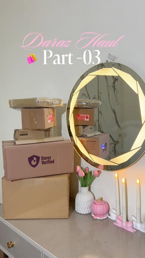 Instagram post by @maheblog for Daraz. Caption reads: Daraz Haul Part -03 🛍️🛒🤑
All links are on [...].