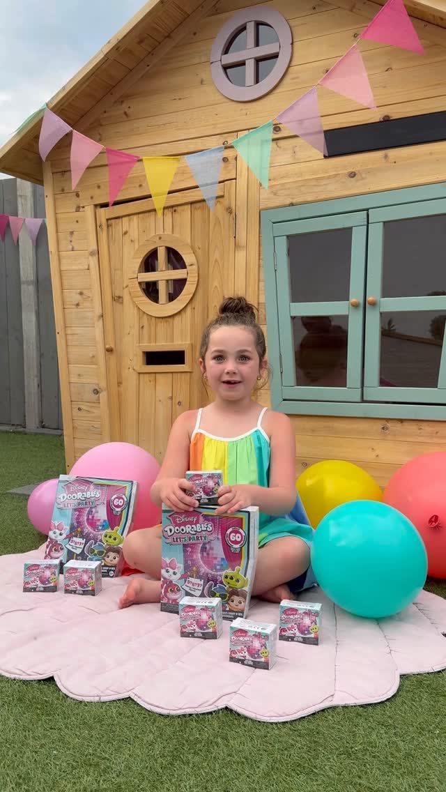 Instagram post by @marlowe.and.phoenix for Disney Doorables. Caption reads: AD It’s time to celebrate with the Disney....