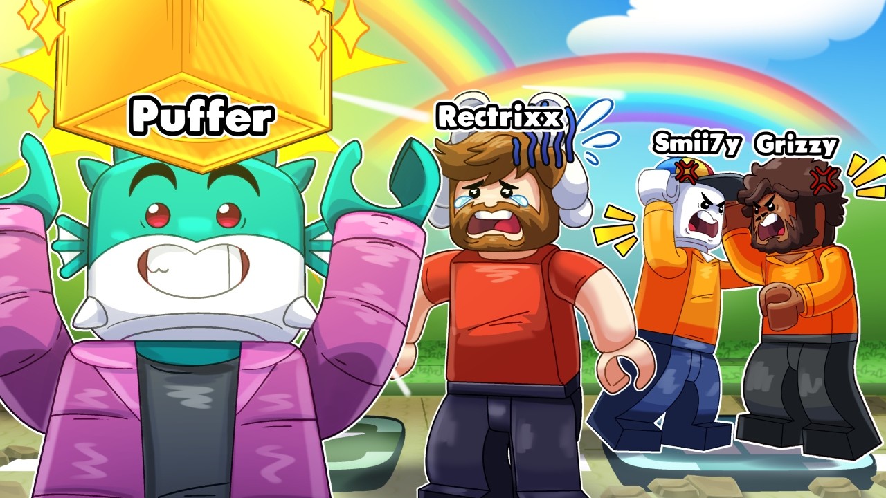 YouTube post by @Rectrixx for SEGA. Caption reads: LEGO PARTY WILL MAKE YOU HATE YOUR FRIENDS.