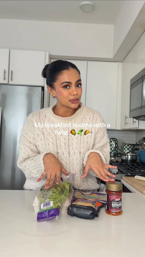 Instagram post by @riyapatel_ for National Foods. Caption reads: [...] in my household, and today I added....