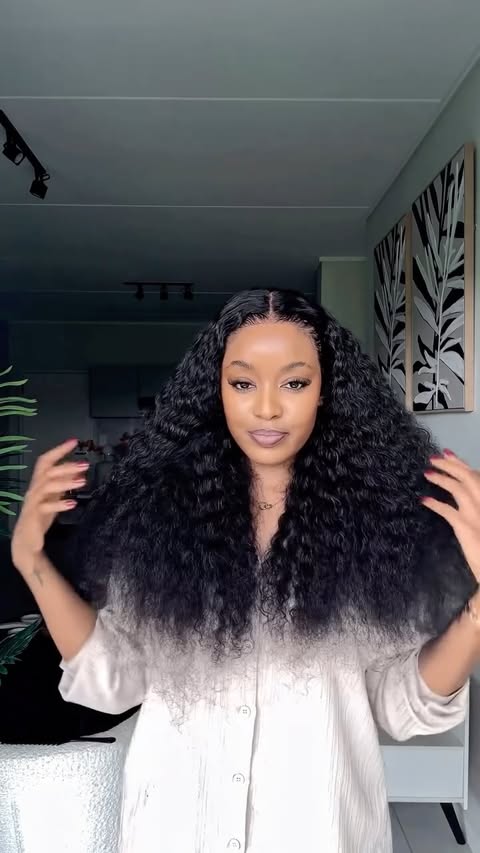 Instagram post by @omolemo_tsk for Luvme Hair. Caption reads: 24” inches of summer slay....