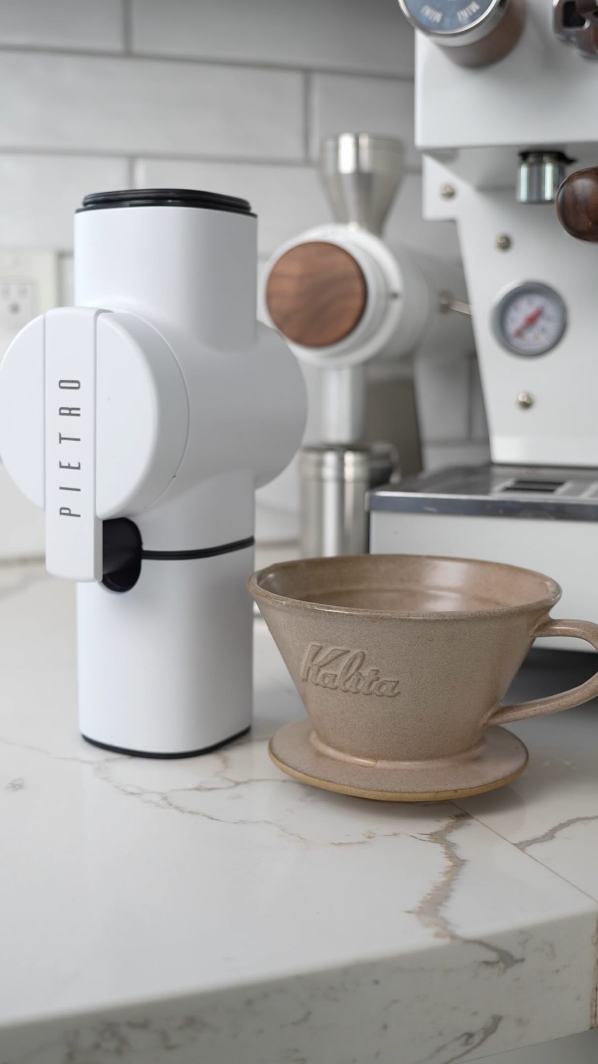 Instagram post by @daddygotcoffee for Espresso Parts. Caption reads: What do you look for in a pour over dripper? It....