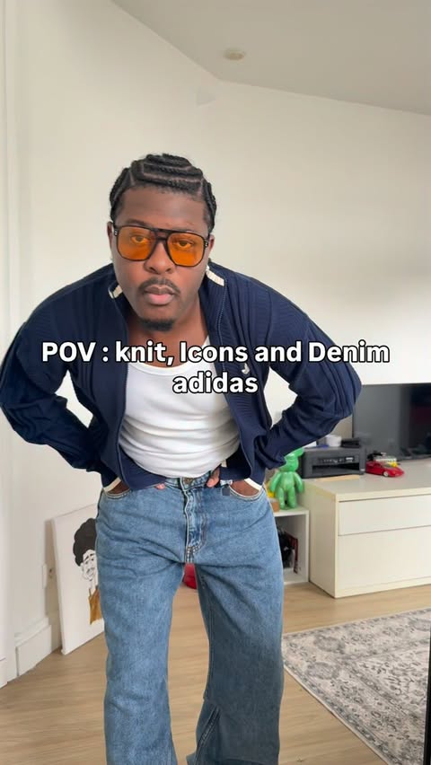 Instagram post by @mr_pie__ for adidas. Caption reads: The self-confidence I gain when I wear adidas....