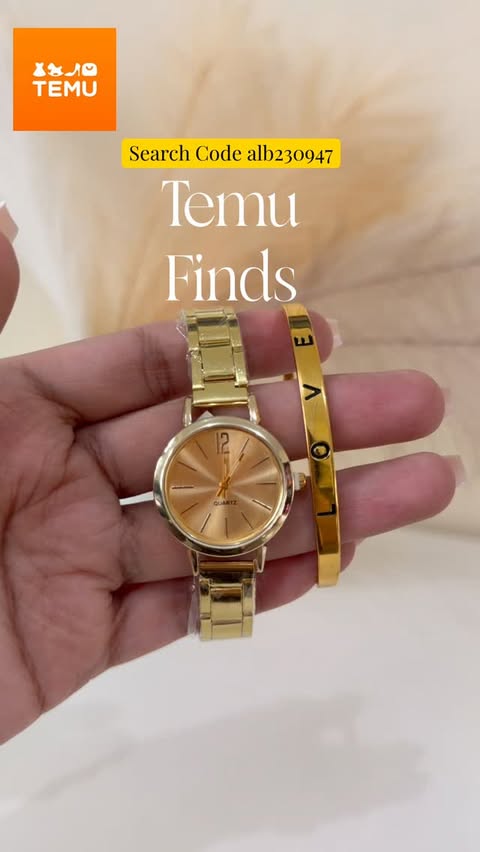 Instagram post by @blog_muzna for Temu. Caption reads: Search my Temu Code alb230947 in Temu app My code....