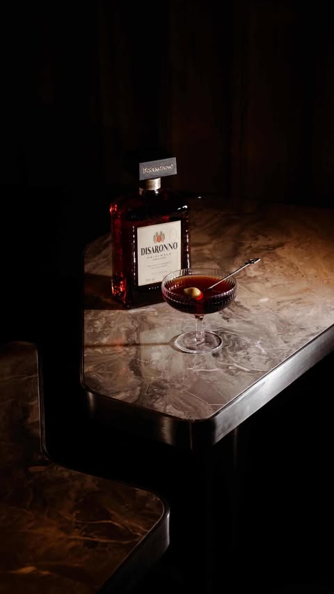 Instagram post by @markafrost for Disaronno. Caption reads: Ad | @disaronno_official Dolce Hour isn’t a time....