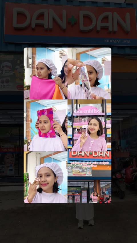 Instagram post by @gracegitaa for Barenbliss. Caption reads: [...] cuma di @dandan_indonesia x @barenbliss_id....