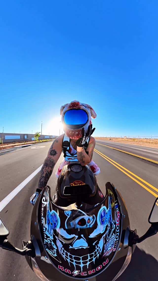 Instagram post by @biker_grim for MotoLoot. Caption reads: [...] we’re scared of clowns 🤡 

Chest Rig:....