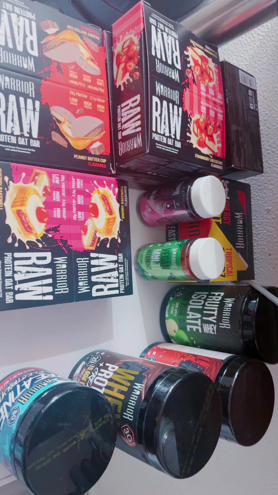 TikTok post by @tanyamb_95 for WarriorSupps. Caption reads: @Warrior Supps Store my order come! If you have....